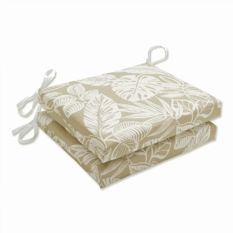 Extra Savings Delray Natural Squared Corners Seat Cushion (Set Of 2) - 18.5 X 16 X 3 Extra Savings Delray Natural Squared Corners Seat Cushion (Set Of 2) - 18.5 X 16 X 3
