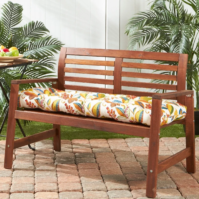 Unbeatable Prices Esprit Floral 18-inch x 51-inch Outdoor Bench Cushion (Cushion Only) Unbeatable Prices Esprit Floral 18-inch x 51-inch Outdoor Bench Cushion (Cushion Only)