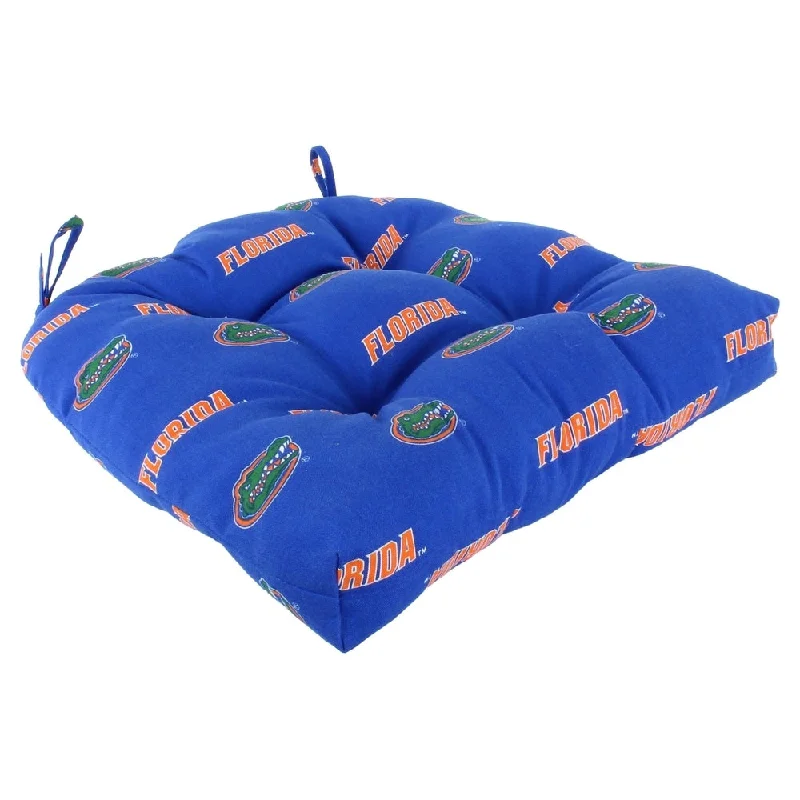 Online Specials Florida Gators Indoor / Outdoor Seat Cushion Patio D Cushion 20" x 20", 2 Tie Backs - 20" x 20" x 3" Online Specials Florida Gators Indoor / Outdoor Seat Cushion Patio D Cushion 20" x 20", 2 Tie Backs - 20" x 20" x 3"