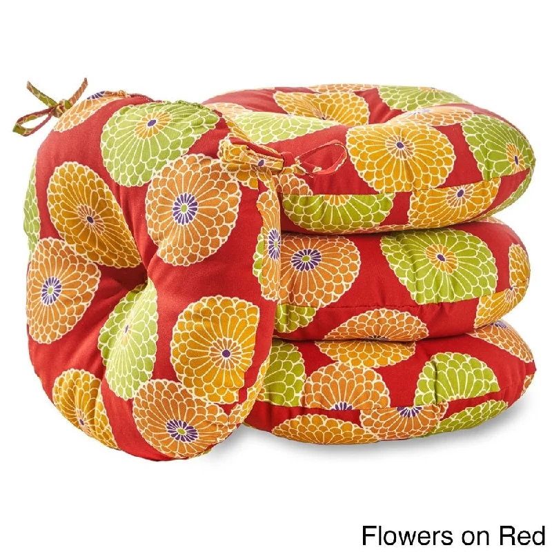 Flowers On Red