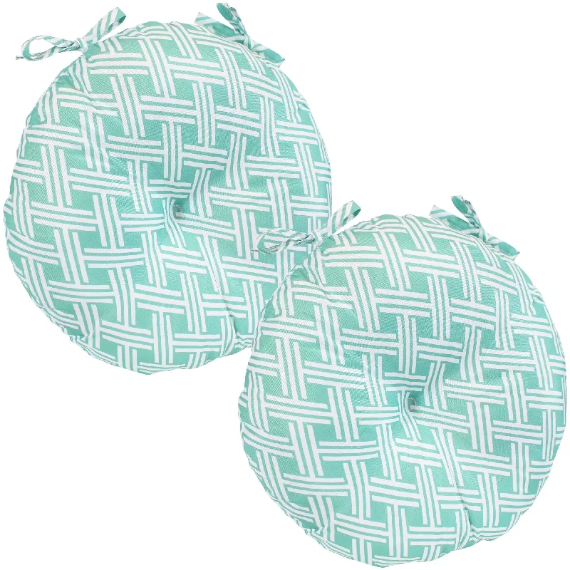 Crazy Savings Indoor/Outdoor Round Bistro Chair Seat Cushion