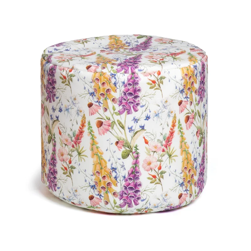 Grand Opening Sale Jaxx Spring Outdoor Ottoman, English Garden