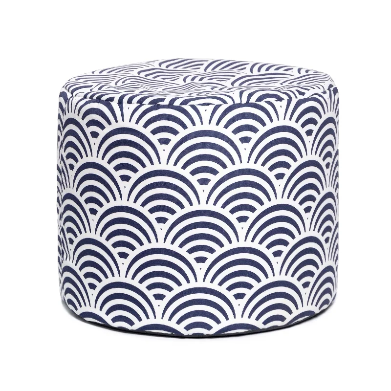 Price Break Jaxx Spring Outdoor Ottoman, Marine Scales