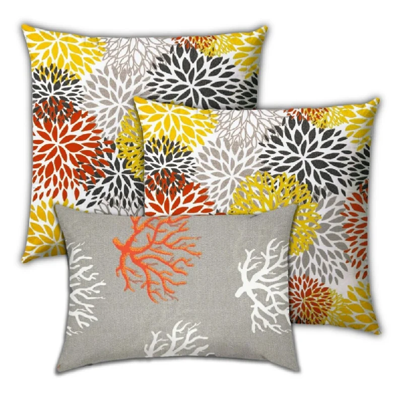 Lowest Prices Joita Citrus Blossums Polyester Pillow Cover Set