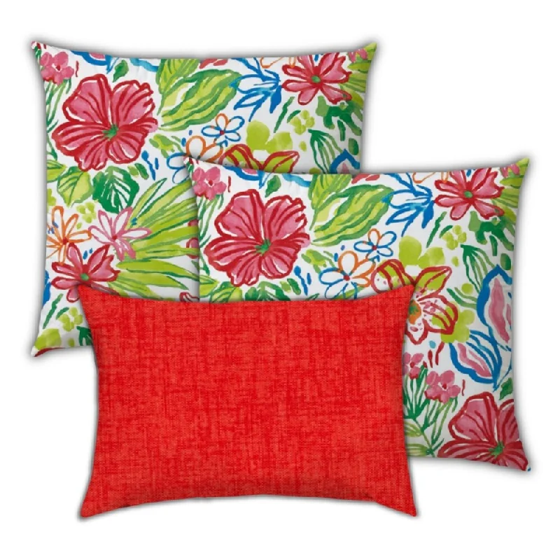 Limited Availability Joita Tropical Fruit Salad Polyester Pillow Cover Set