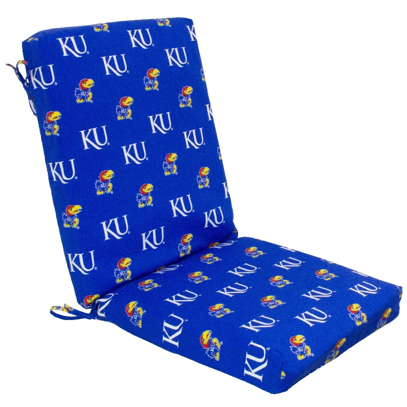 Act Now Kansas Jayhawks 2pc Chair Cushion