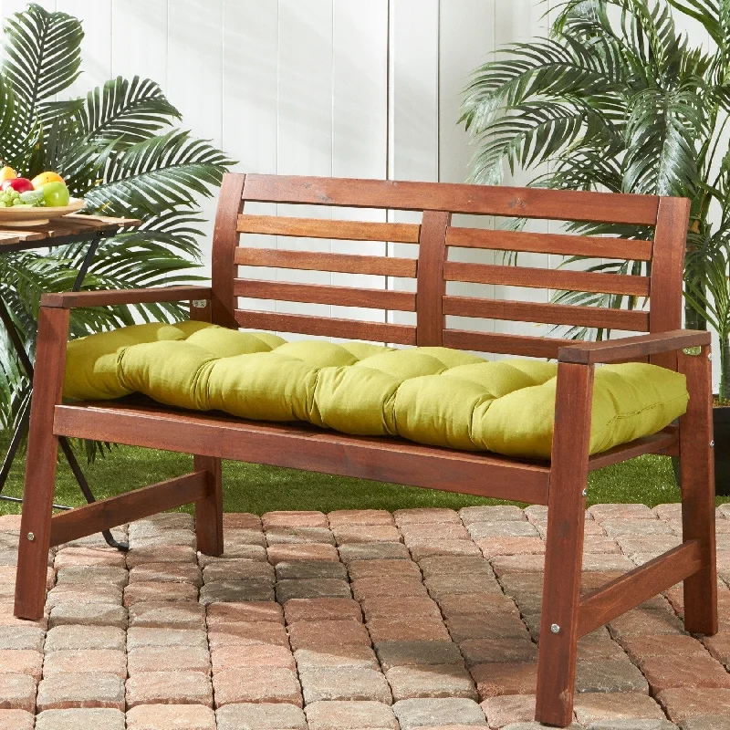Super Savings Kiwi 51-inch x 18-inch Outdoor Green Bench Cushion (Cushion Only)