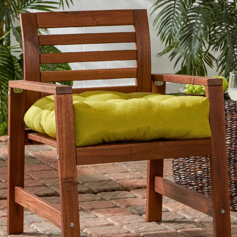 Unmissable Offer Kiwi Green 20-inch Outdoor Chair Cushion by Greendale Home Fashions - 20w x 20l Unmissable Offer Kiwi Green 20-inch Outdoor Chair Cushion by Greendale Home Fashions - 20w x 20l