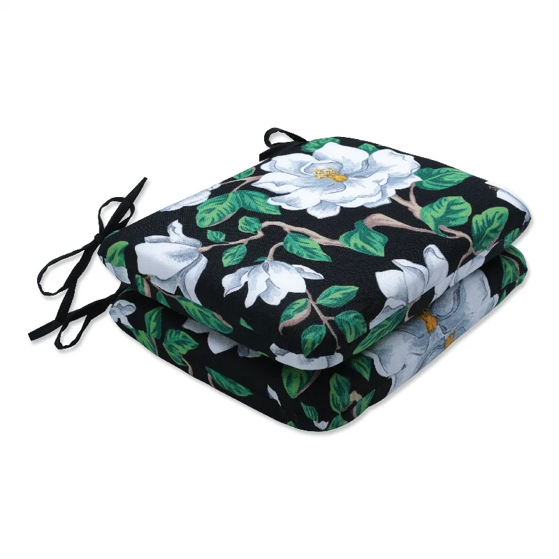 Reduced Prices Magnolia Black Rounded Corners Seat Cushion (Set Of 2) - 18.5 X 15.5 X 3 Reduced Prices Magnolia Black Rounded Corners Seat Cushion (Set Of 2) - 18.5 X 15.5 X 3