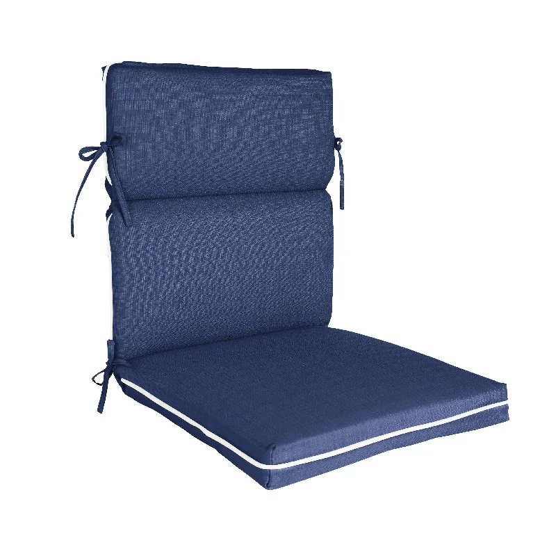 Markdowns Outdoor/ Indoor High Back Dining Chair Cushion for Patio Furniture, 21" x 43" x 3" Markdowns Outdoor/ Indoor High Back Dining Chair Cushion for Patio Furniture, 21" x 43" x 3"