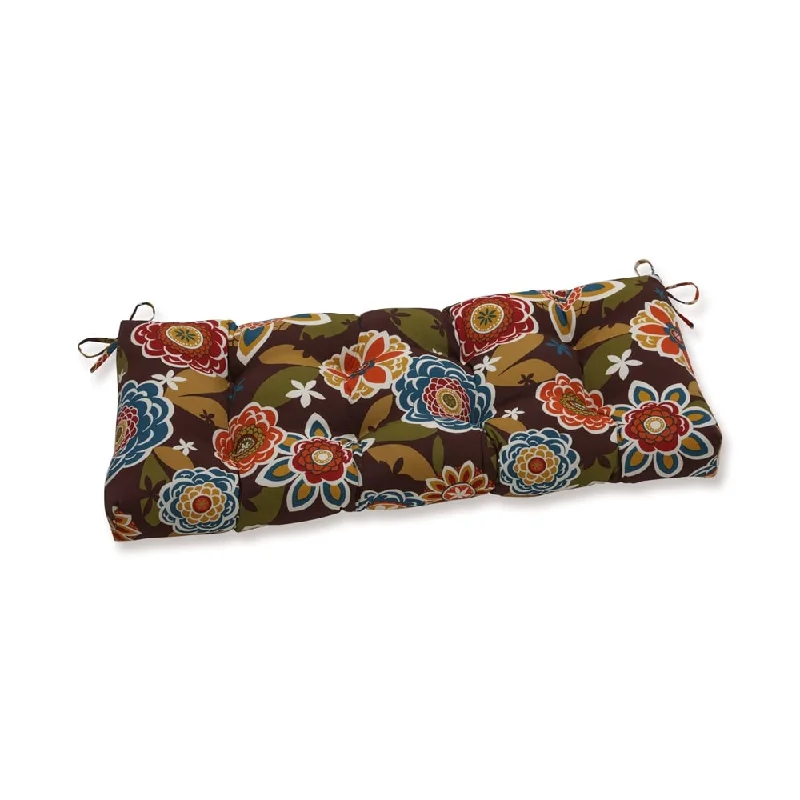 Today’s Deal Pillow Perfect Outdoor Annie Chocolate Blown Bench Cushion