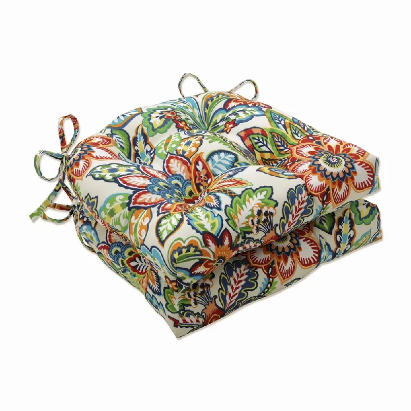 Low Prices Pillow Perfect Outdoor Copeland Fiesta Deluxe Tufted Chairpad (Set of 2) - 17 X 17.5 X 4 - 17 X 17.5 X 4 Low Prices Pillow Perfect Outdoor Copeland Fiesta Deluxe Tufted Chairpad (Set of 2) - 17 X 17.5 X 4 - 17 X 17.5 X 4