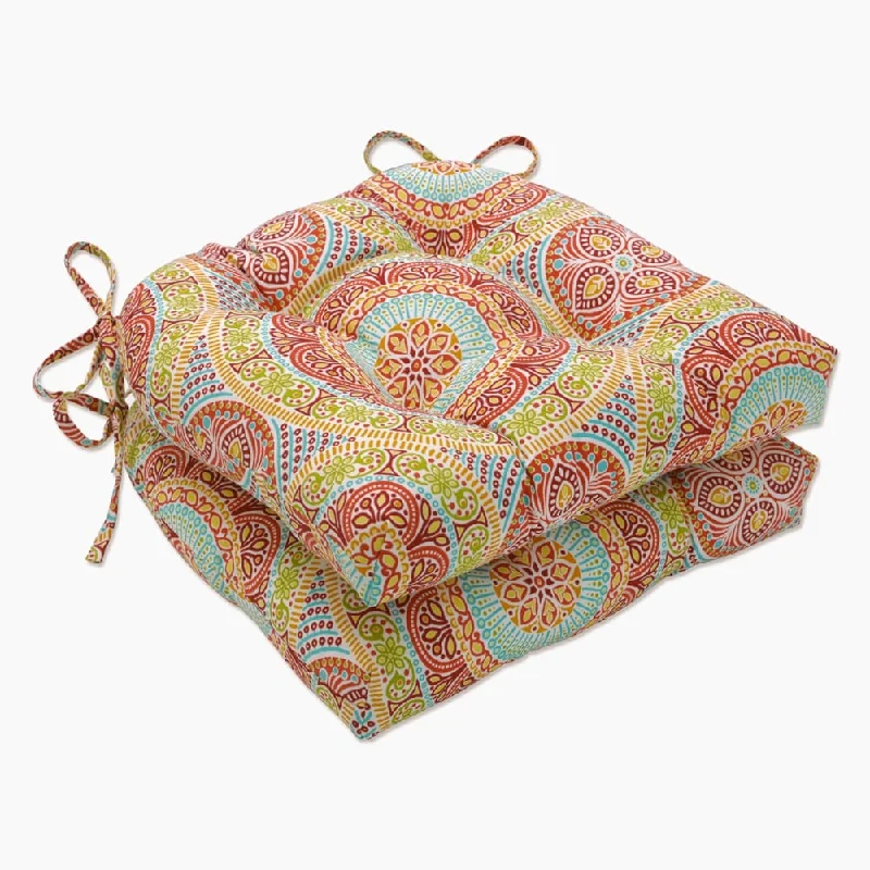 Sale Event Pillow Perfect Outdoor Delancey Jubilee Deluxe Tufted Chairpad (Set of 2) - 17 X 17.5 X 4 - 17 X 17.5 X 4 Sale Event Pillow Perfect Outdoor Delancey Jubilee Deluxe Tufted Chairpad (Set of 2) - 17 X 17.5 X 4 - 17 X 17.5 X 4