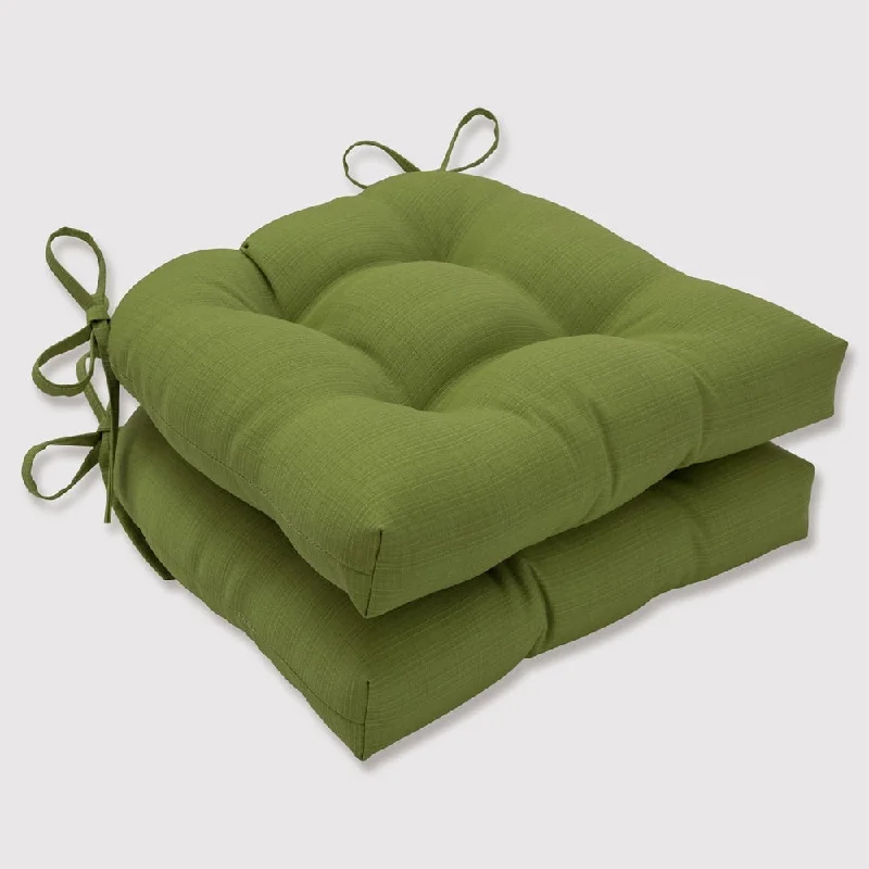 Discount Mania Pillow Perfect Outdoor Forsyth Kiwi Reversible Chair Pad (Set of 2) - 15.5 X 16 X 4 - 15.5 X 16 X 4 Discount Mania Pillow Perfect Outdoor Forsyth Kiwi Reversible Chair Pad (Set of 2) - 15.5 X 16 X 4 - 15.5 X 16 X 4