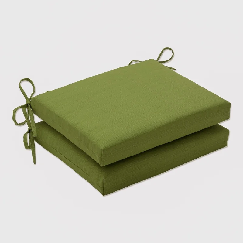 Fantastic Deals Pillow Perfect Outdoor Forsyth Squared Seat Cushion (Set of 2)