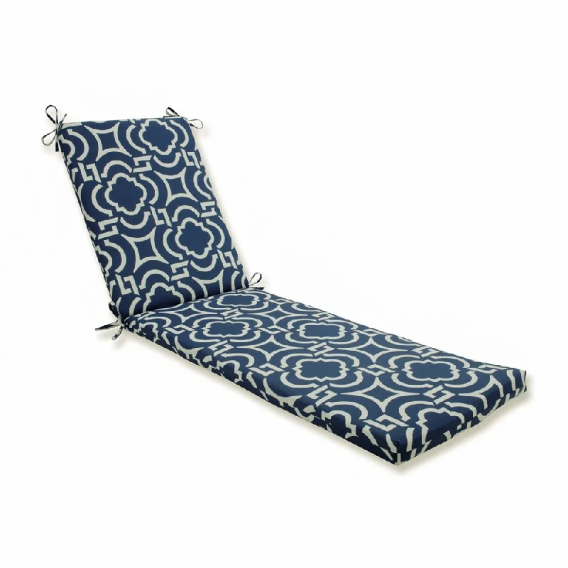 Best Seller Pillow Perfect Outdoor/Indoor Carmody Navy Chaise Lounge Cushion 80x23x3 Best Seller Pillow Perfect Outdoor/Indoor Carmody Navy Chaise Lounge Cushion 80x23x3