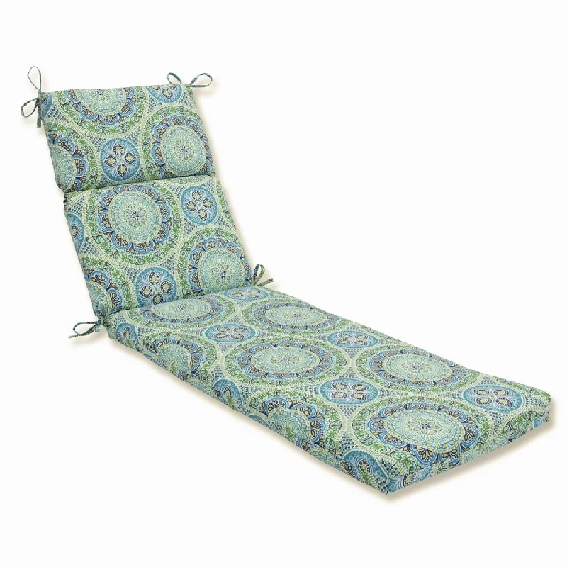Exclusive Offers Pillow Perfect Outdoor/ Indoor Delancey Lagoon Chaise Lounge Cushion Exclusive Offers Pillow Perfect Outdoor/ Indoor Delancey Lagoon Chaise Lounge Cushion