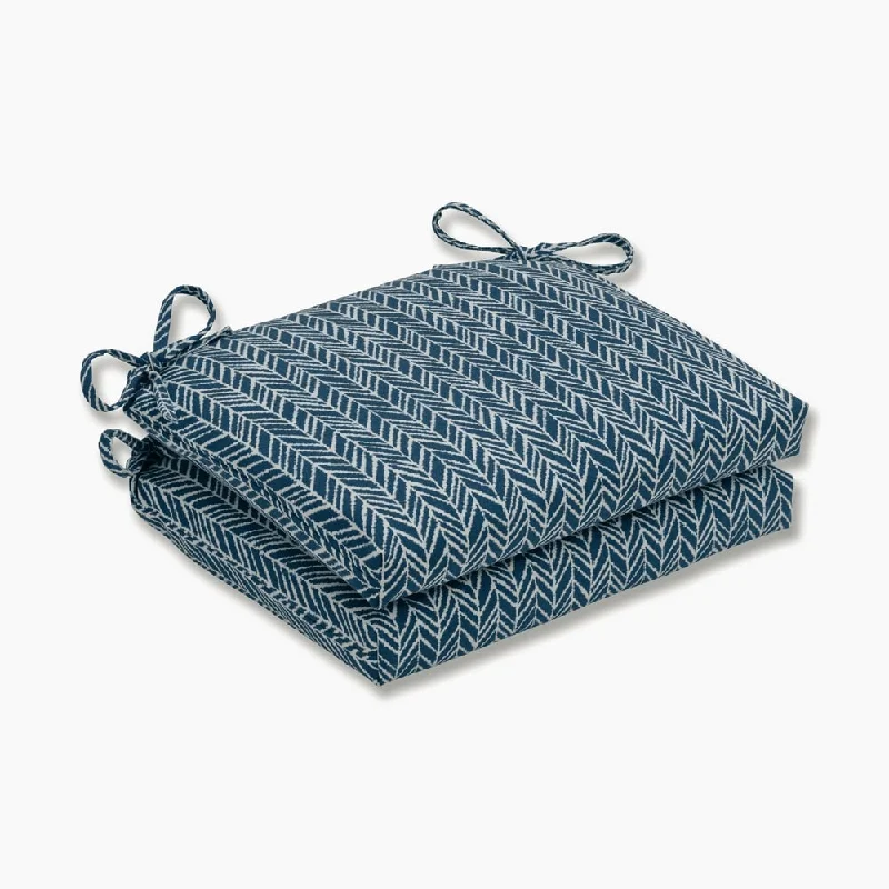 Price Drop Pillow Perfect Outdoor/ Indoor Herringbone Ink Blue Squared Corners Seat Cushion (Set of 2) Price Drop Pillow Perfect Outdoor/ Indoor Herringbone Ink Blue Squared Corners Seat Cushion (Set of 2)