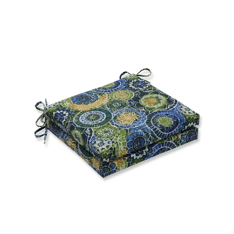 Exclusive Savings Pillow Perfect Outdoor/Indoor Omnia Lagoon Squared Corners Seat Cushion 20x20x3 (Set of 2) Exclusive Savings Pillow Perfect Outdoor/Indoor Omnia Lagoon Squared Corners Seat Cushion 20x20x3 (Set of 2)