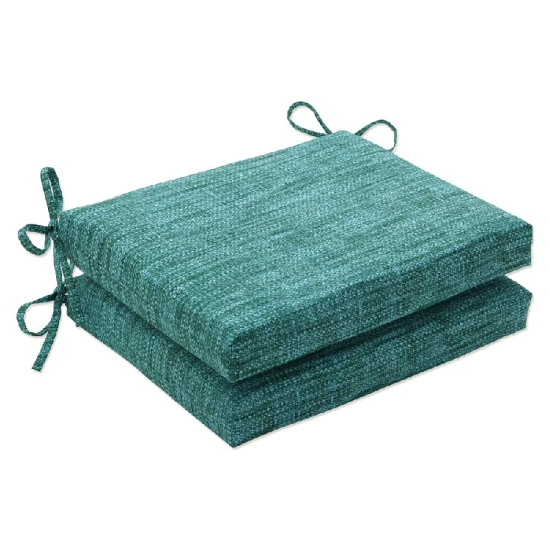 Year-End Clearance Pillow Perfect Outdoor/ Indoor Remi Squared Corners Seat Cushion (Set of 2)