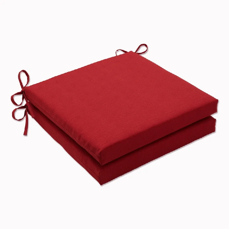Special Discount Pillow Perfect Outdoor | Indoor Splash Flame Squared Corners Seat Cushion (Set of 2) 20 X 20 X 3 Special Discount Pillow Perfect Outdoor | Indoor Splash Flame Squared Corners Seat Cushion (Set of 2) 20 X 20 X 3