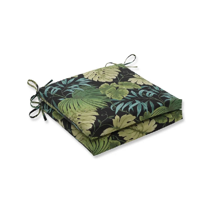 Clearance Sale Pillow Perfect Outdoor/Indoor Tropique Peridot Squared Corners Seat Cushion 20x20x3 (Set of 2)