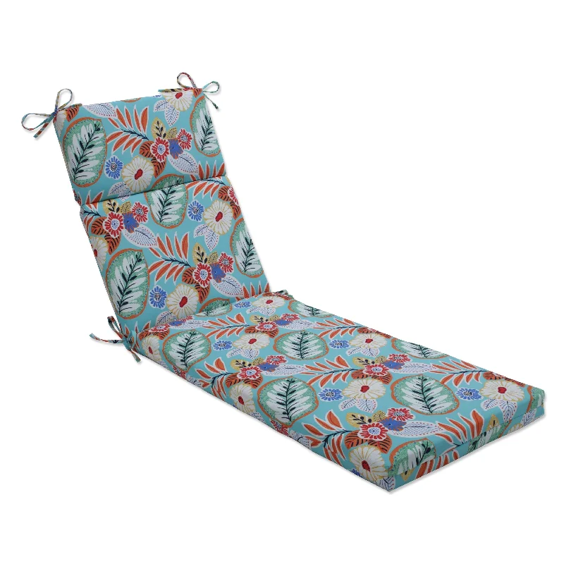 Epic Deals Pillow Perfect Outdoor Marlow Aqua Chaise Lounge Cushion - 72.5 X 21 X 3 - 72.5 X 21 X 3 Epic Deals Pillow Perfect Outdoor Marlow Aqua Chaise Lounge Cushion - 72.5 X 21 X 3 - 72.5 X 21 X 3