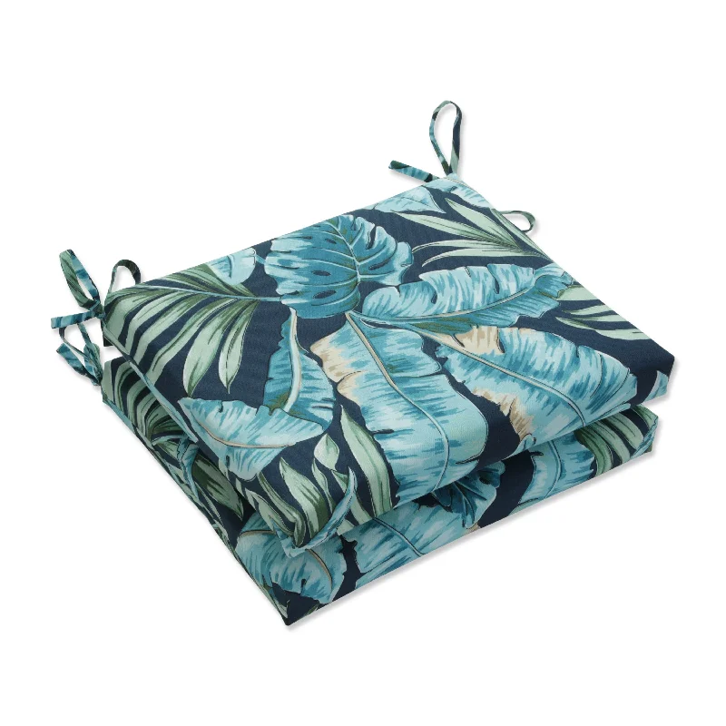 Midnight Madness Pillow Perfect Outdoor Tortola Midnight Blue Squared Corners Seat Cushion (Set of 2) - 16 X 18.5 X 3 - 16 X 18.5 X 3 Midnight Madness Pillow Perfect Outdoor Tortola Midnight Blue Squared Corners Seat Cushion (Set of 2) - 16 X 18.5 X 3 - 16 X 18.5 X 3