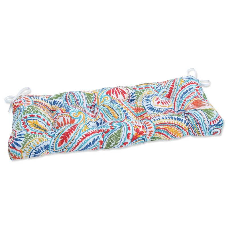 Weekend Deal Pillow Perfect Outdoor Ummi Multi Blown Bench Cushion