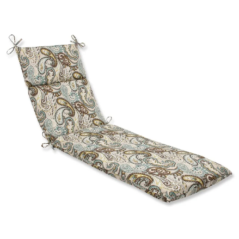 Price Rollback Pillow Perfect 'Tamara Paisley Quartz' Outdoor Chaise Lounge Cushion Price Rollback Pillow Perfect 'Tamara Paisley Quartz' Outdoor Chaise Lounge Cushion