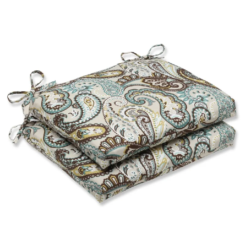 Special Price Pillow Perfect 'Tamara Paisley Quartz' Squared Corners Outdoor Seat Cushion (Set of 2) Special Price Pillow Perfect 'Tamara Paisley Quartz' Squared Corners Outdoor Seat Cushion (Set of 2)
