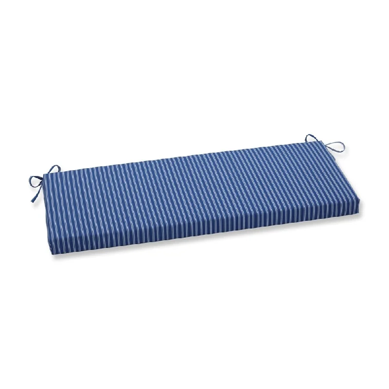 Final Markdown Resort Stripe Blue Bench Cushion