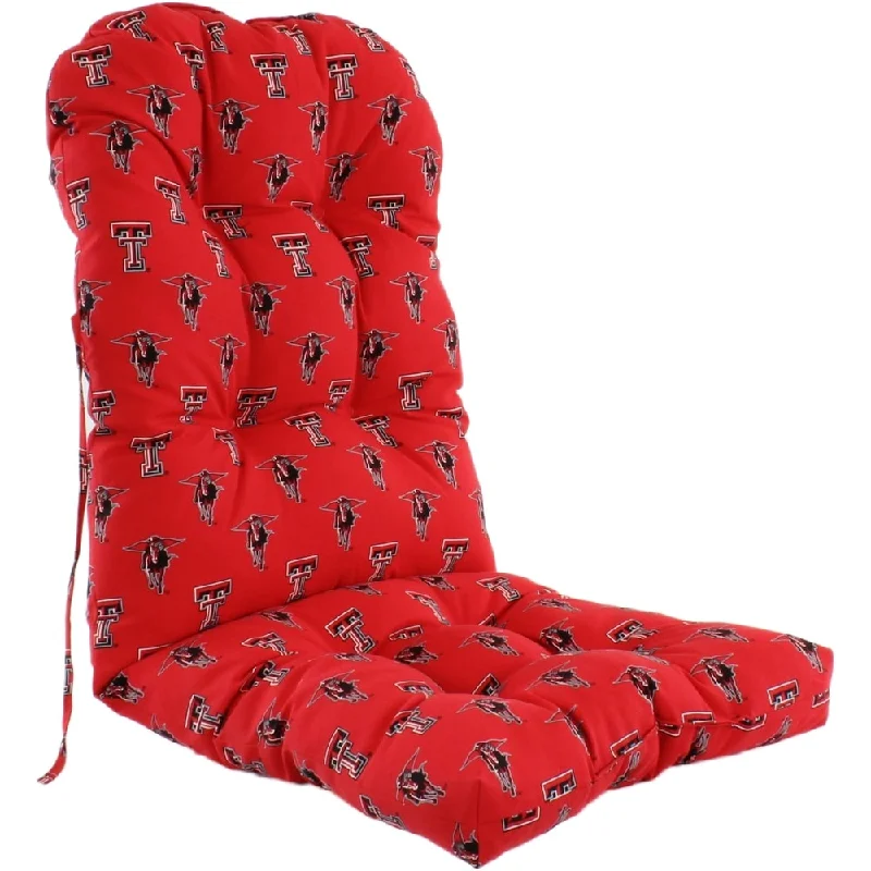 Discount Mania Texas Tech Red Raiders Adirondack Chair Cushion
