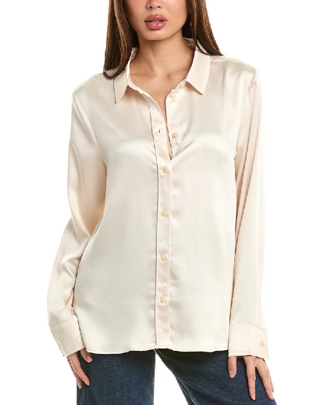 Midnight Sale 7 For All Mankind Satin Shirt