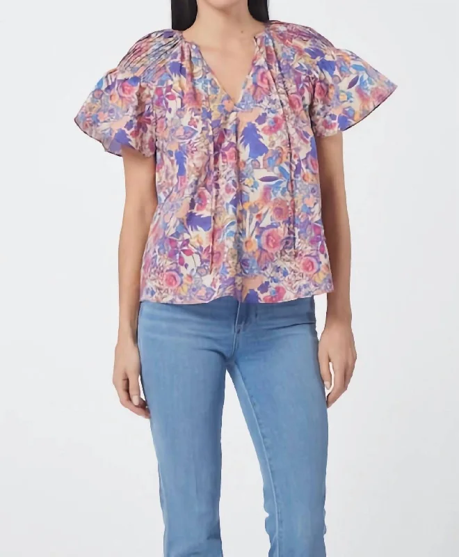 Online Exclusive Aileen Blouse In Loire Valley