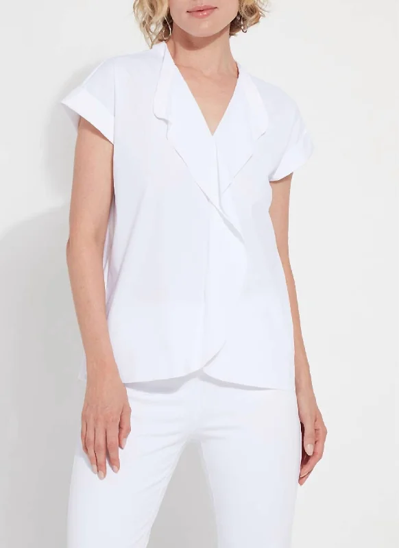 Huge Discounts Alessia Pullover Top In White