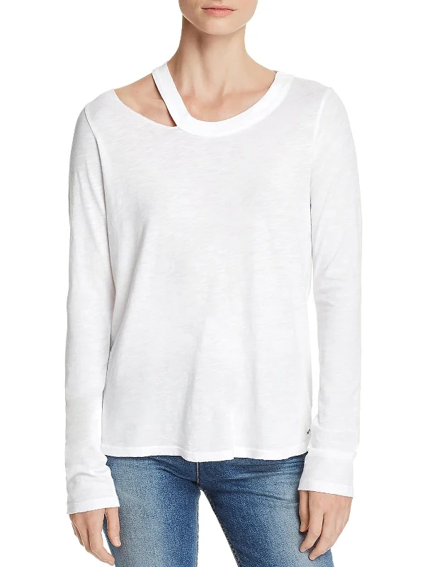 Early Access Alexa Womens Cotton Cut Out T-Shirt