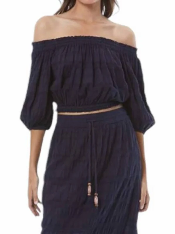 Today Only Aloha Top In Midnight