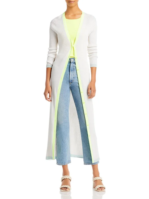 Flash Sale Aria Womens Button Front Long Cardigan Top
