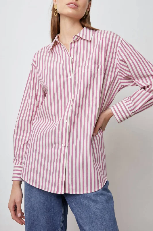 Can't Miss Arlo Button Down Shirt In Cali Stripe