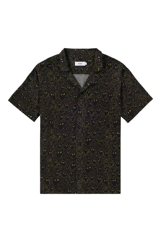 Exclusive Access Barcelona Shirt In Black/yellow Smiley