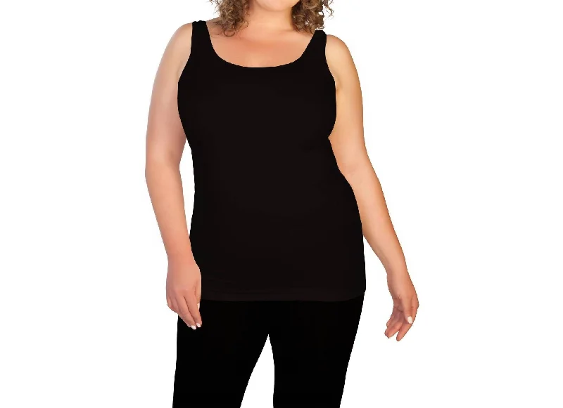 Doorbuster Deal Basic Tank Top - Plus In Black