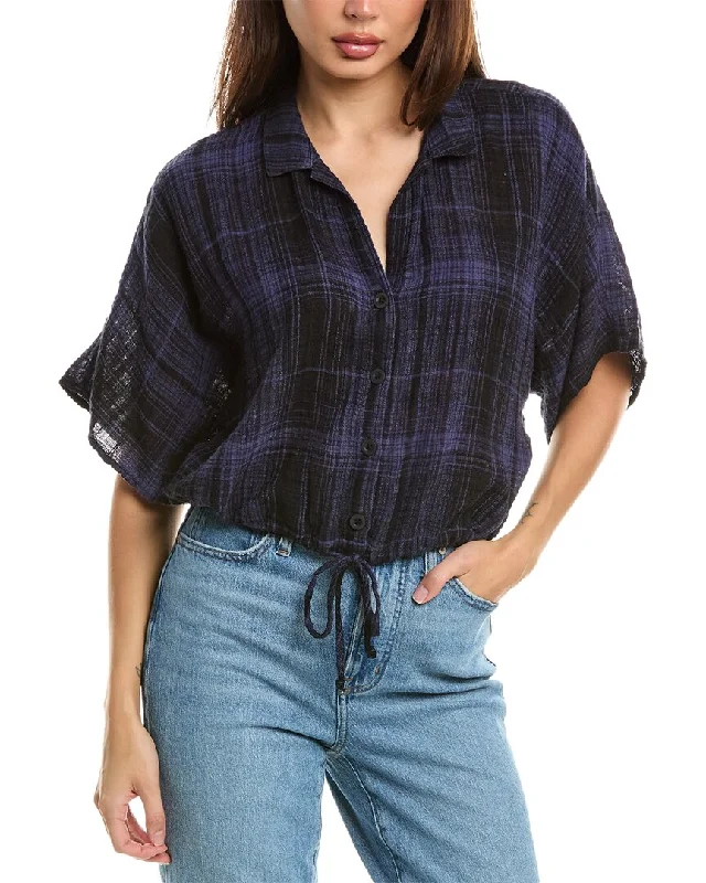 Clearance Event Bella Dahl Flowy Tie Waist Top