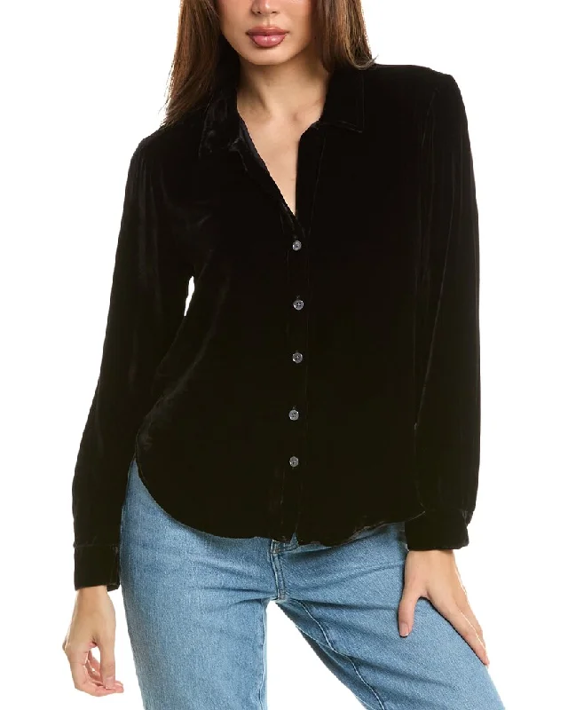 Anniversary Sale Bella Dahl Silk-Blend Clean Shirt