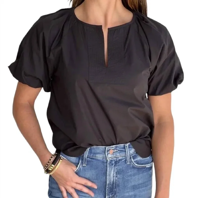 Take Advantage Bianca Top In Blk