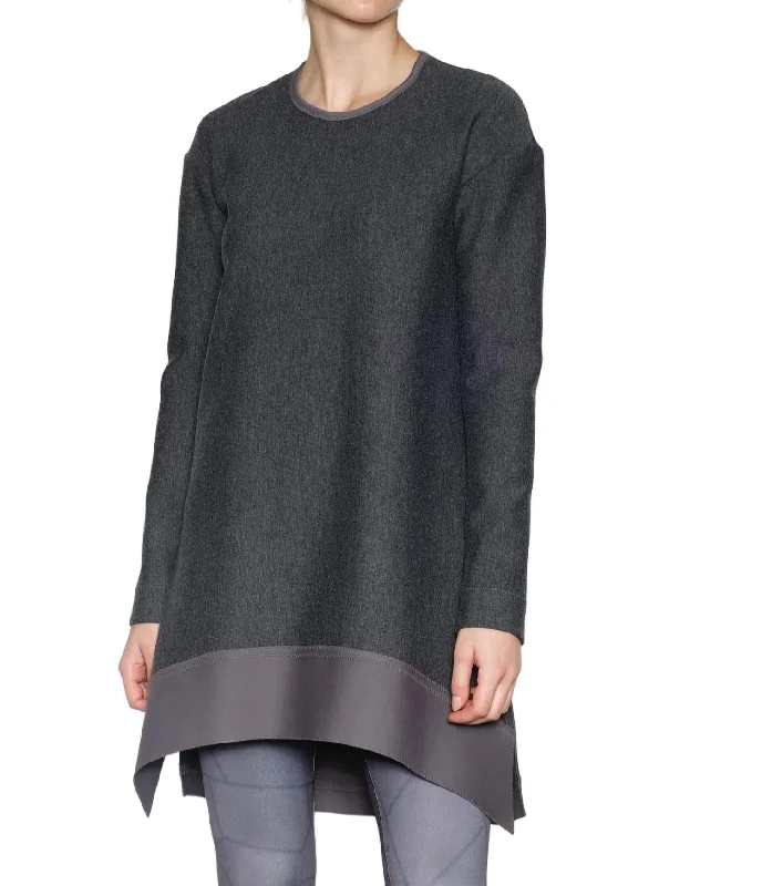 Lowest Prices Billian Tunic In Grey Mixte/pewter