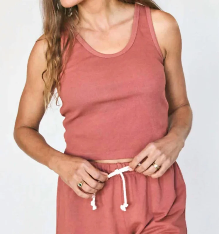 Unmissable Offer Blondie Tank In Rose Flower
