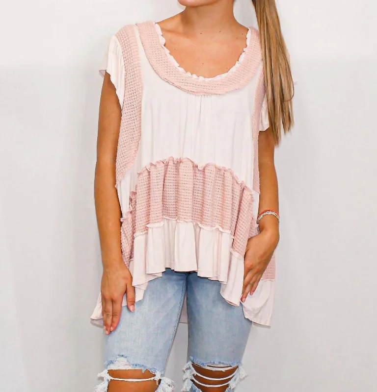 Early Access Blushing Over You Top In Cream/blush