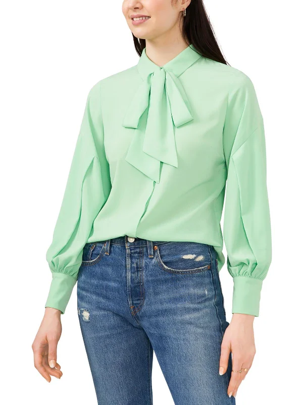 YEAR-End Clearance Camille Womens Tie Neck Work Blouse