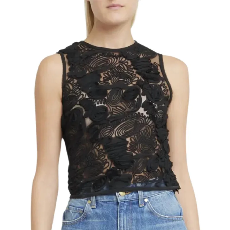 Great Bargains Carmen Top In Noir